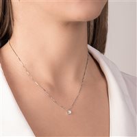 Collana Mirco Visconti Donna in Oro Diamante 0.11 Ct BN48/80 - BN48/80